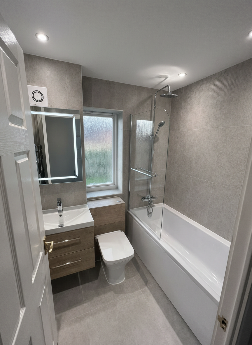 Modern luxury bathroom